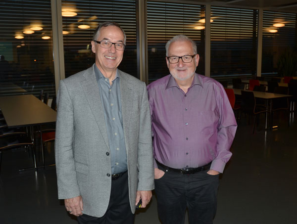 Smaragdgebiet Oberaargau Co-Präsident Kurt Bläuenstein (links) und Co-Präsident Beat Siegrist